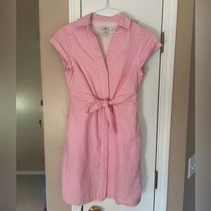 Vineyard Vines Seersucker Tie Front Dress NWT size 0